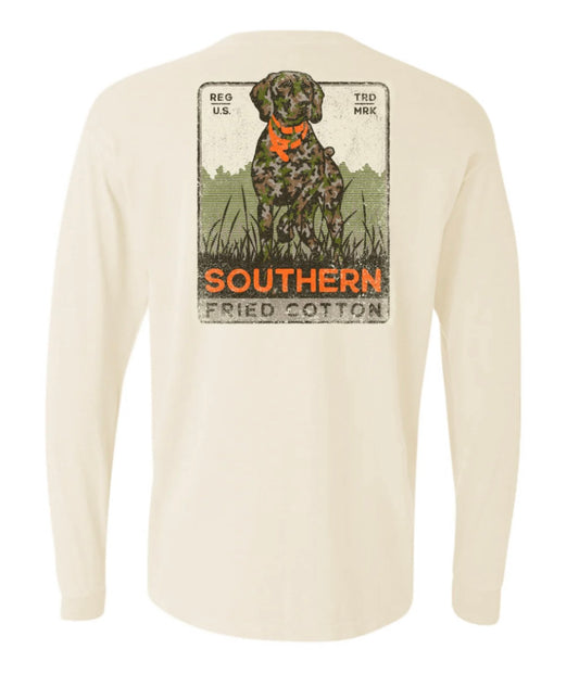old school camo cleo, ivory | southern fried cotton