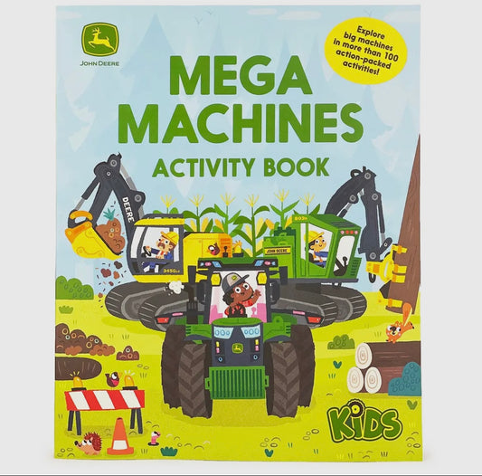 John Deere mega machines activity book