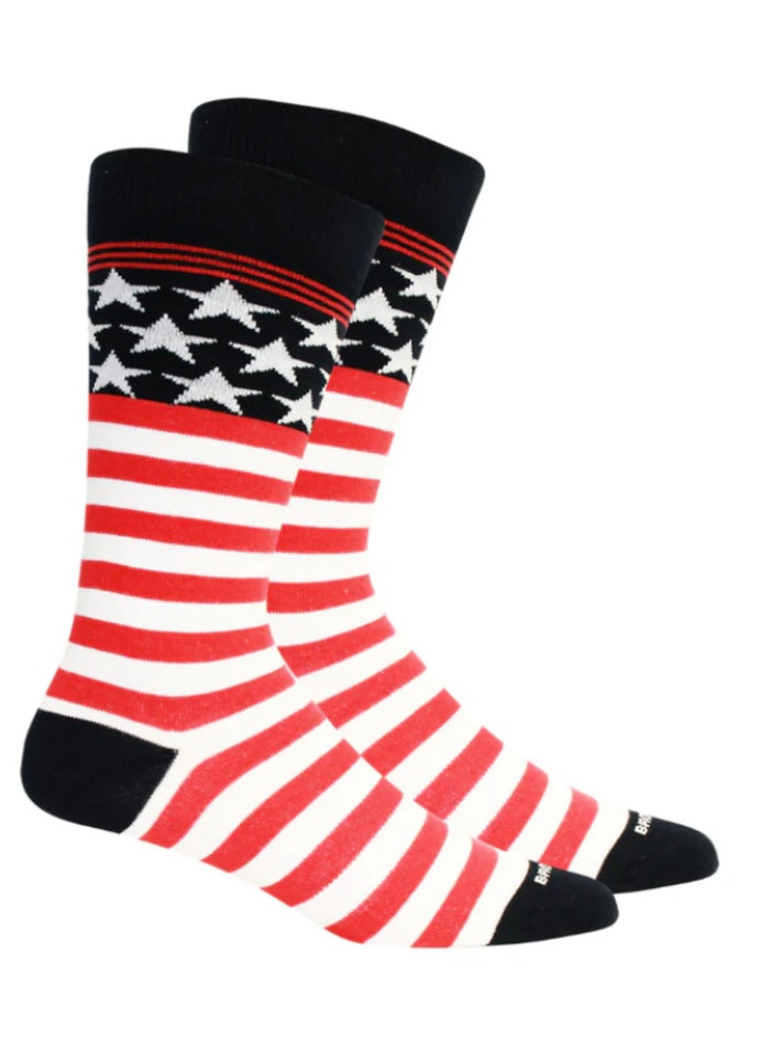 freedom socks | brown dog