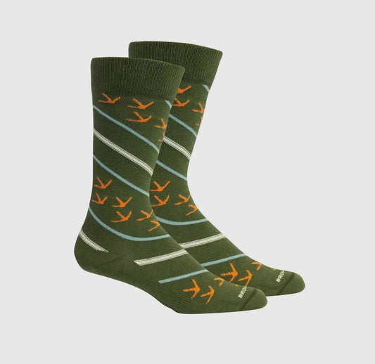 bunn (turkey tracks) socks | brown dog