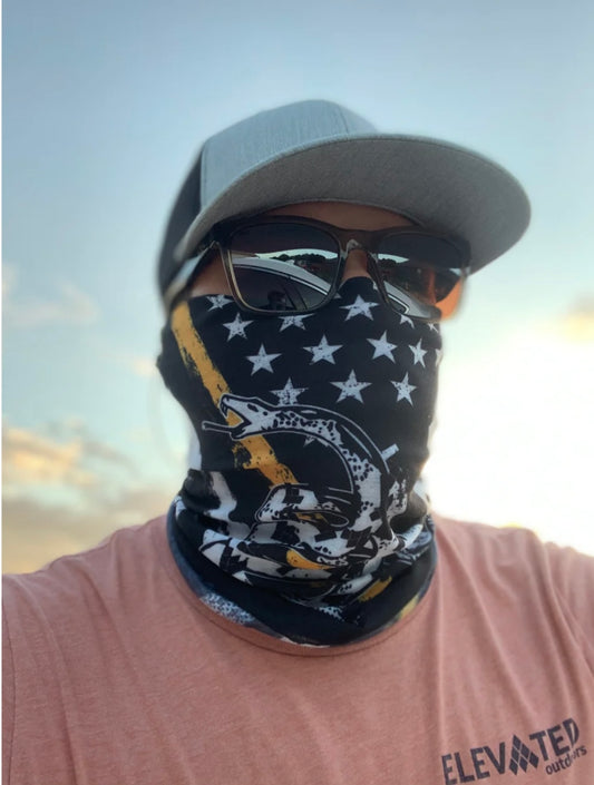 face mask, don't tread on me | elevated outdoors