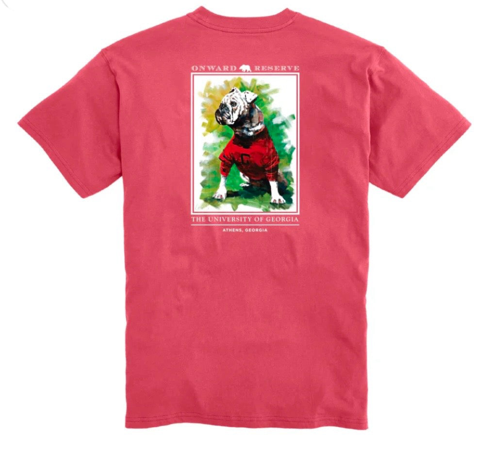 lewis UGA tee, red | onward reserve