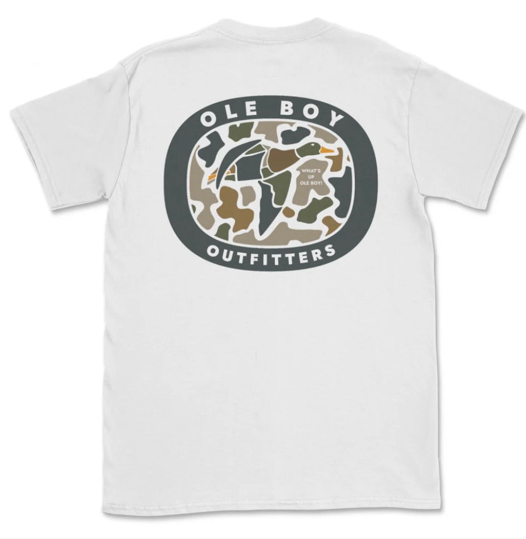 ole boy camo mallard tee