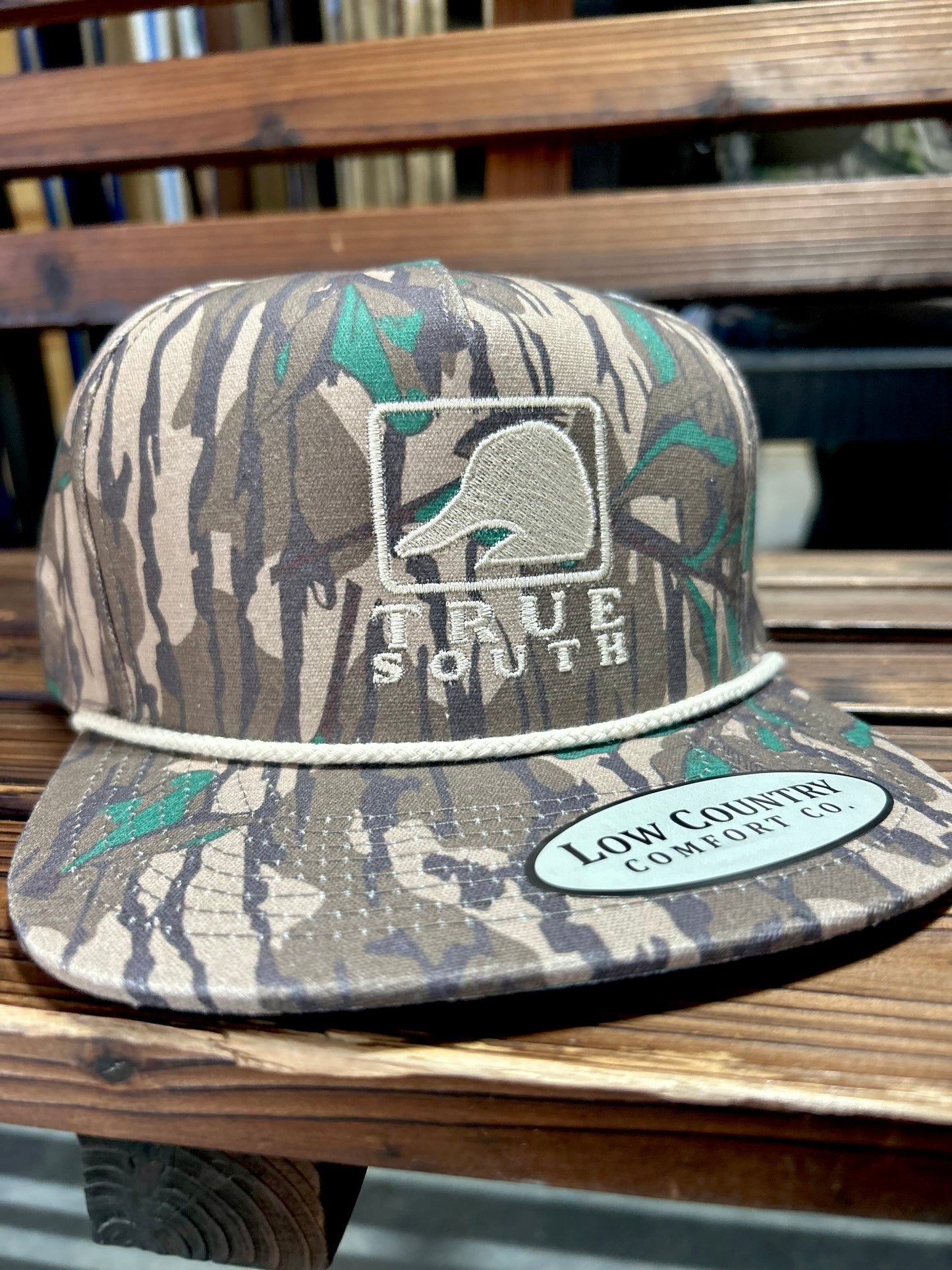 mallard green leaf rope hat | true south