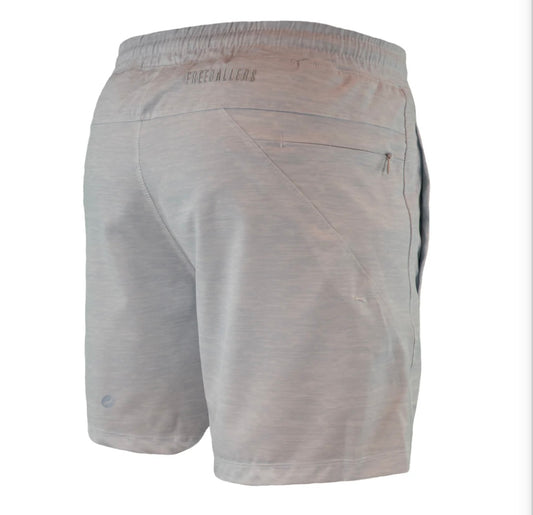 Heather grey freeballers - sport shorts