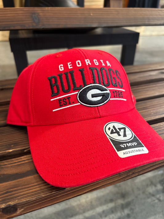 red Georgia bulldogs hat