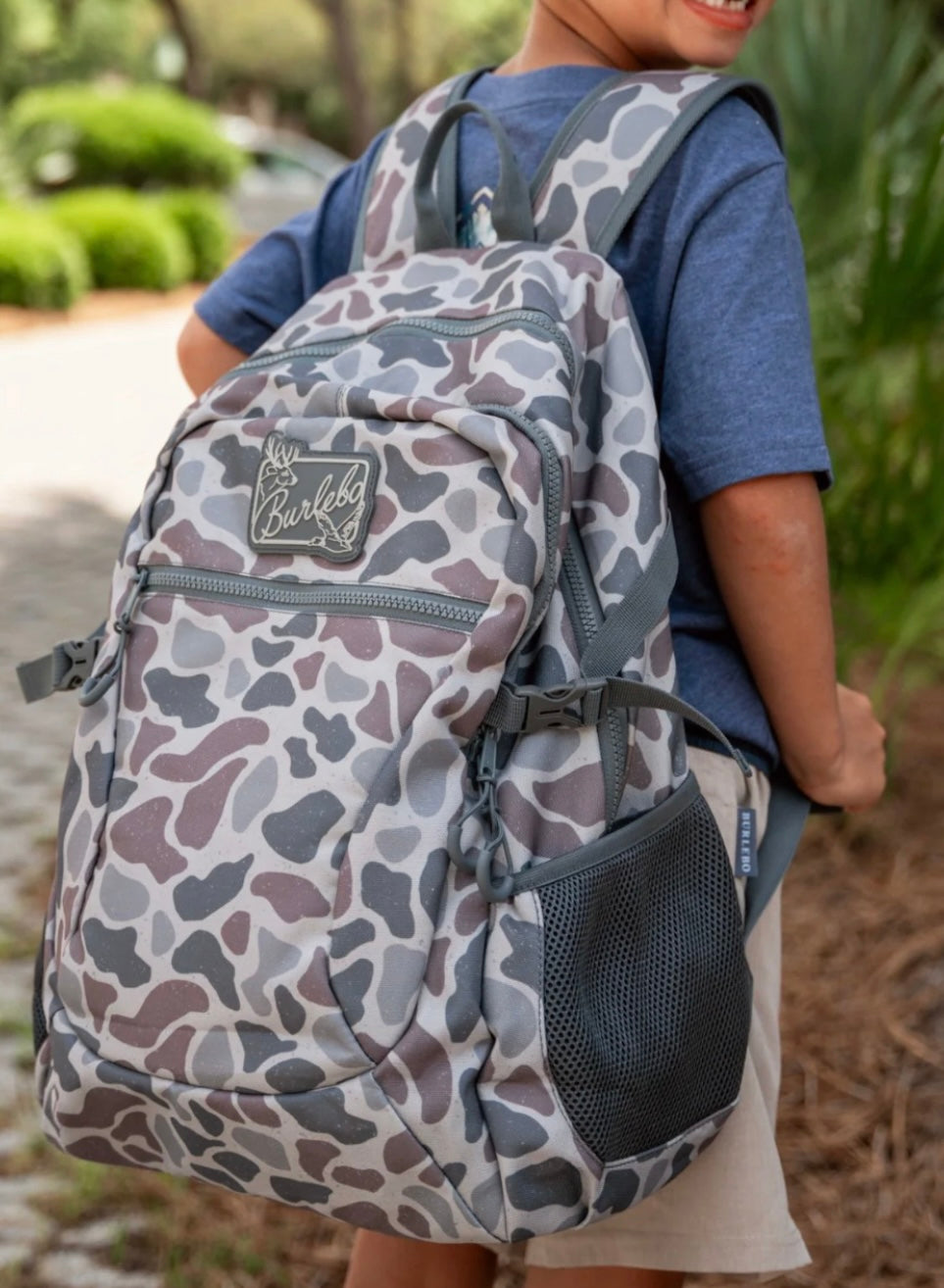 classic deer camo backpack | burlebo