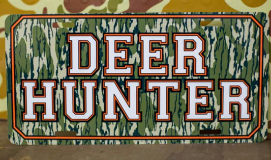 deer hunter license plate