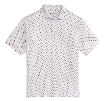 vintage g tossed printed performance polo | onward reserve