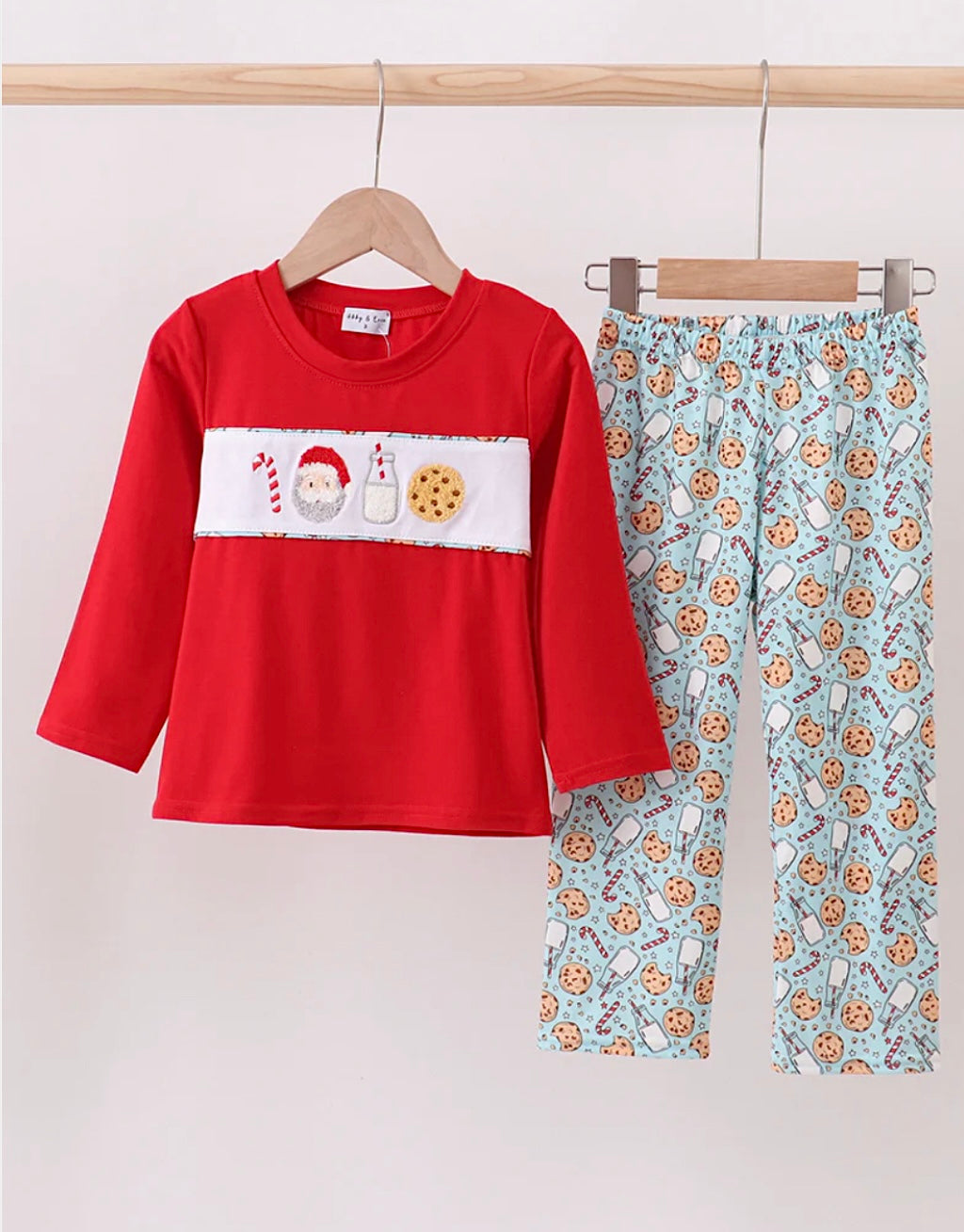 Christmas cookie pants set