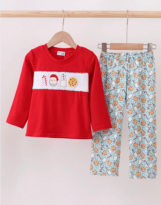 Christmas cookie pants set