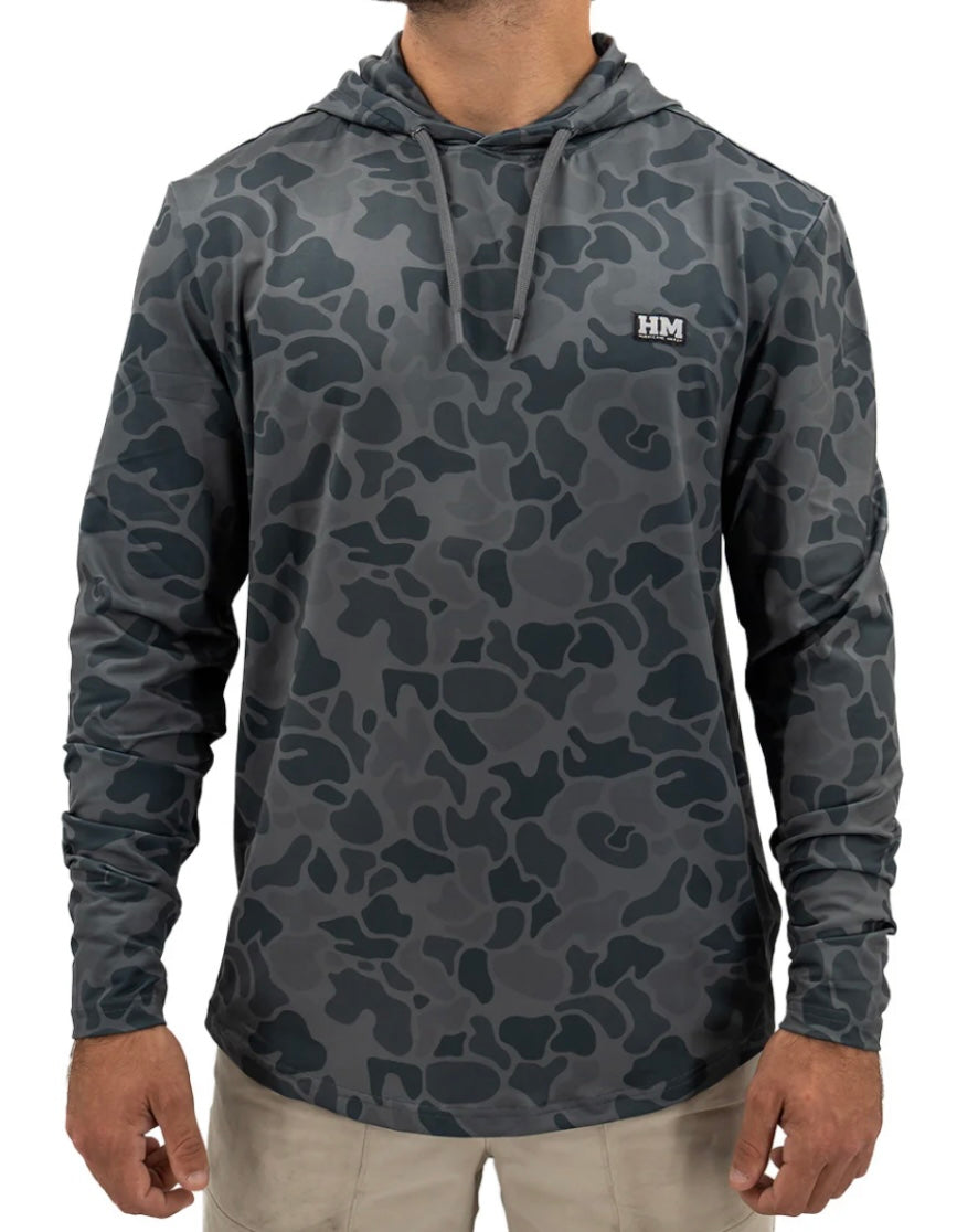 the gunmetal camo pursuit performance hoodie | hurricane marsh
