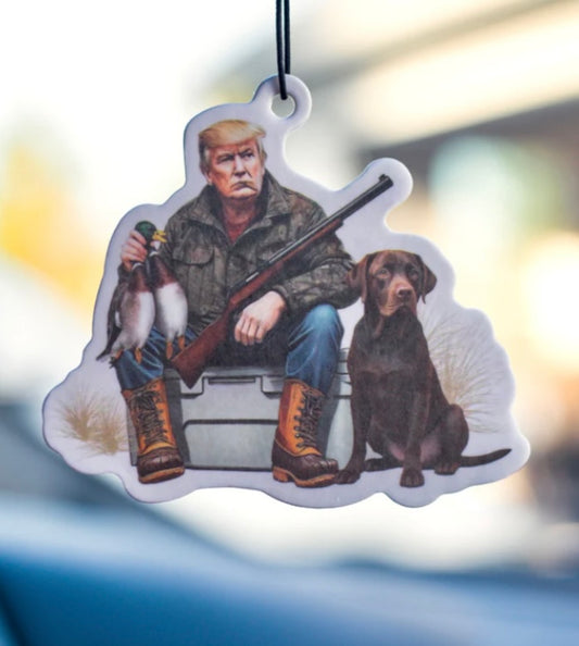 trump hunt air freshener | scent south
