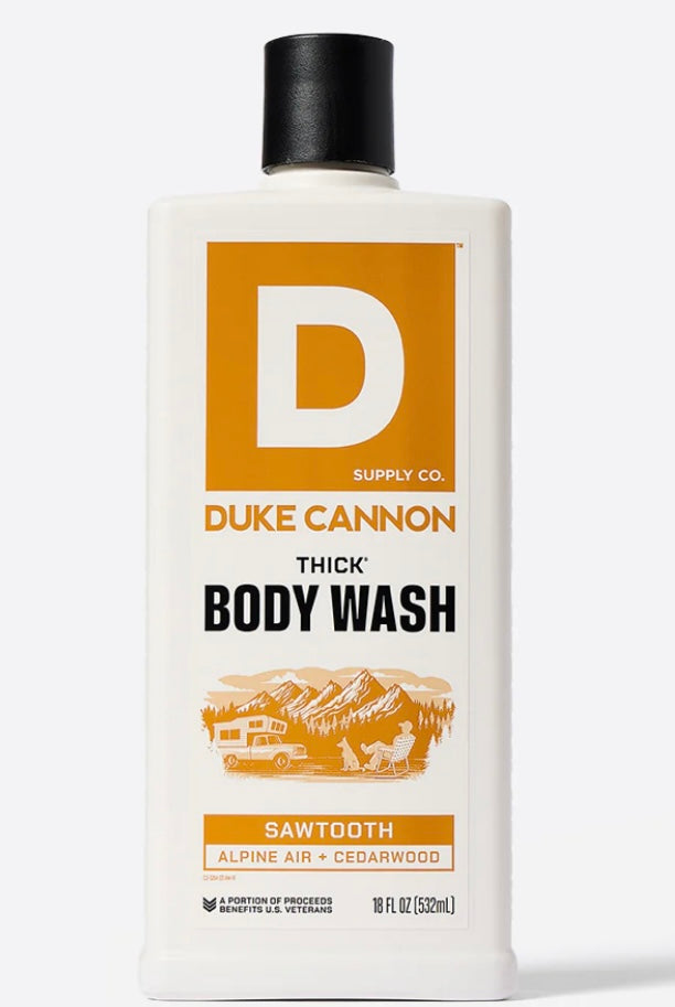 thick body wash, sawtooth | duke cannon