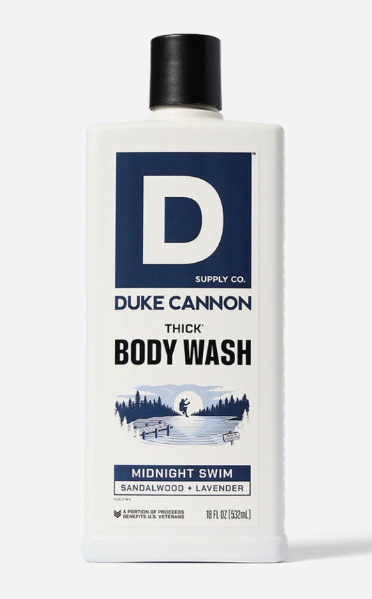 thick body wash, midnight swim | duke cannon