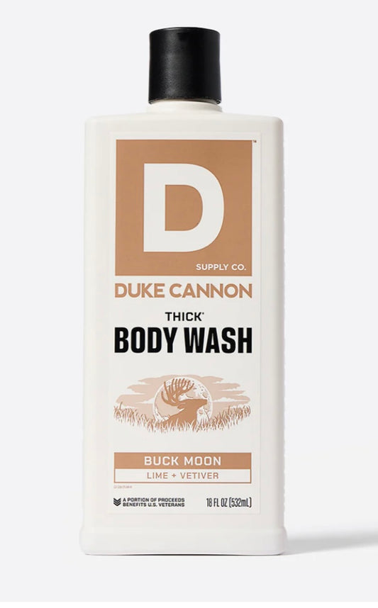 thick body wash, buck moon | duke cannon
