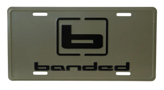 banded license plate, spanish moss/black