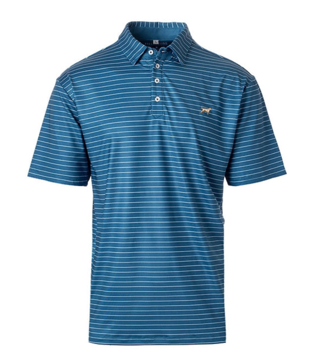 clubhouse polo, blue | fieldstone