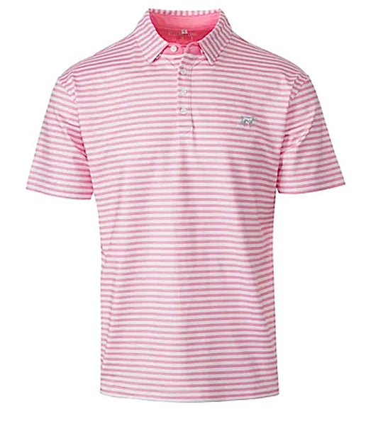 carlyle performance polo, pink | fieldstone