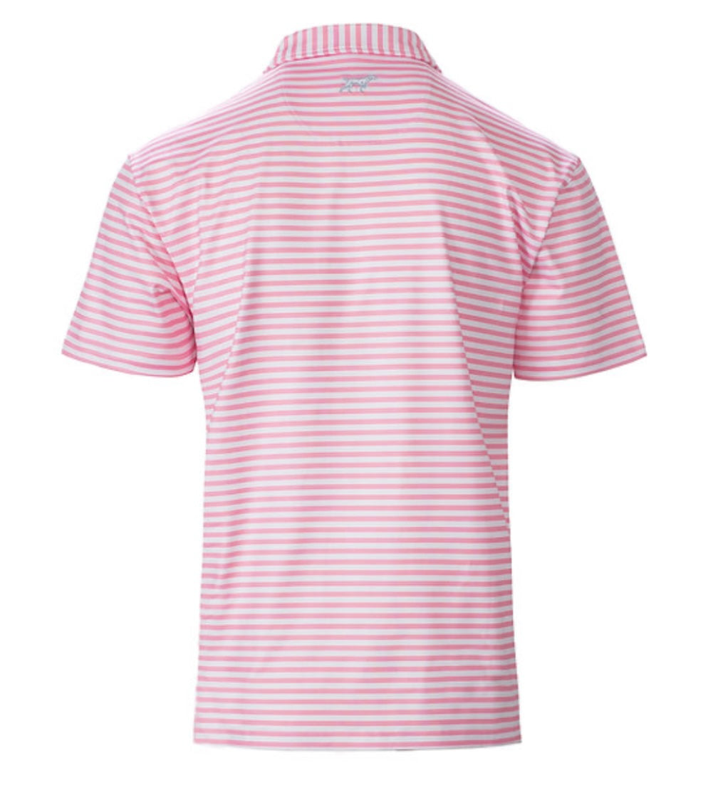 carlyle performance polo, pink | fieldstone