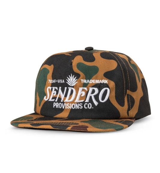 logo hat, field camo | sendero
