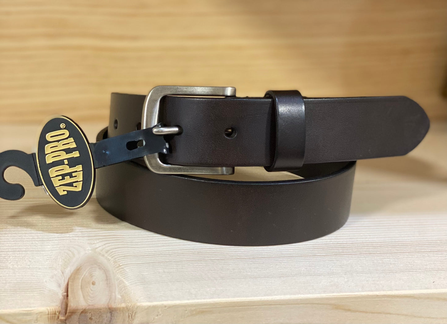 brown leather belt | zep-pro