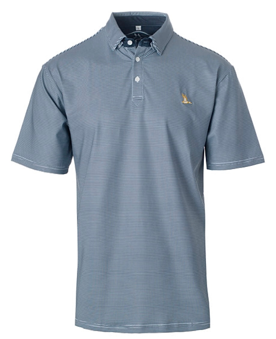 roost solid polo, white