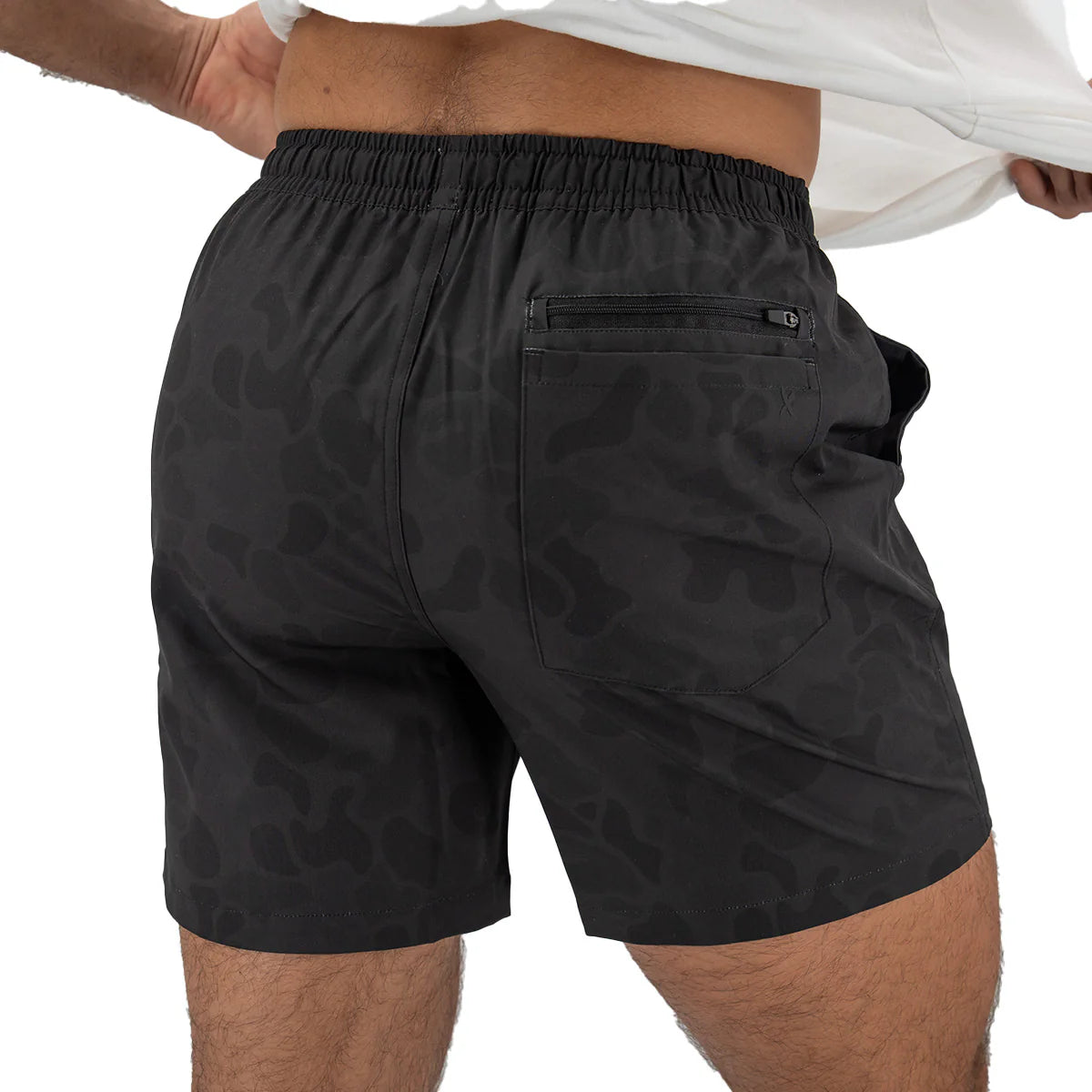 athletic short, black camo | hurricane marsh