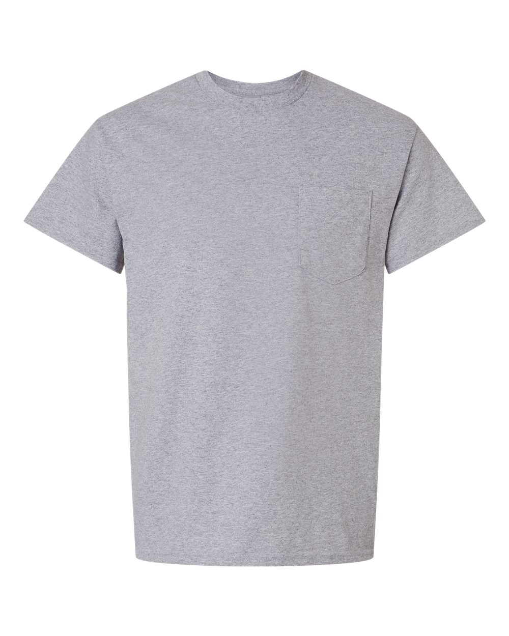 gildan pocket tee, sport grey