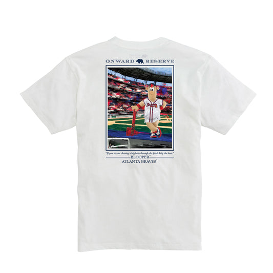 braves blooper tee, white | onward reserve