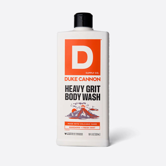 thick body wash, heavy grit | duke cannon