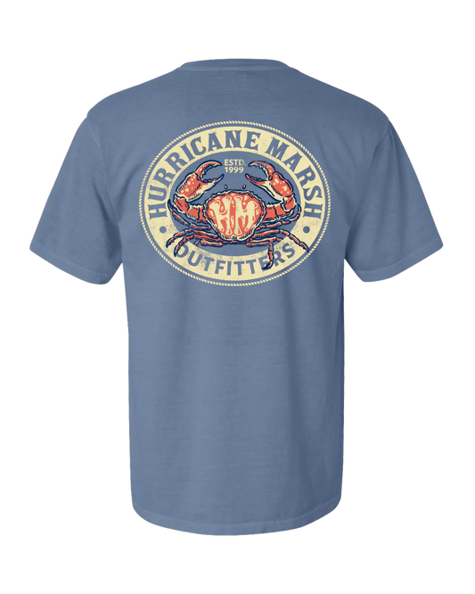the coastal crab tee | hurricane marsh