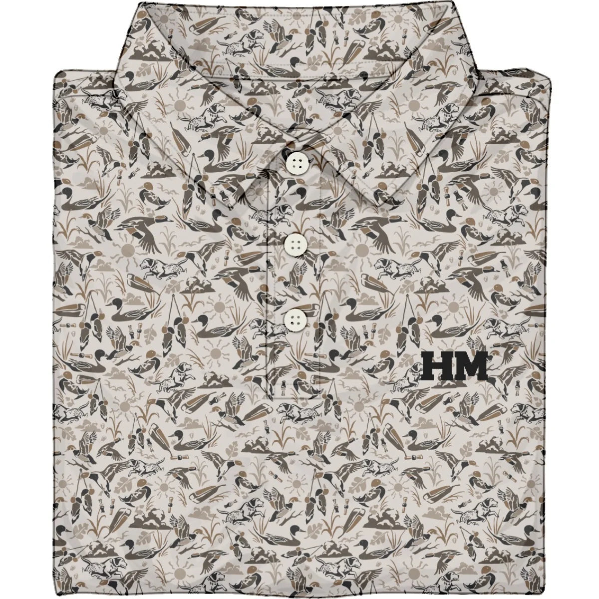 youth performance polo, duck club | hurricane marsh