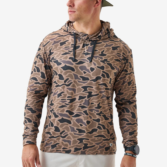 performance hoodie, gauge camo | burlebo