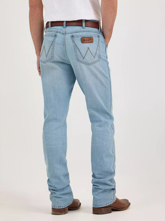 retro relaxed fit bootcut jean, grant | wrangler