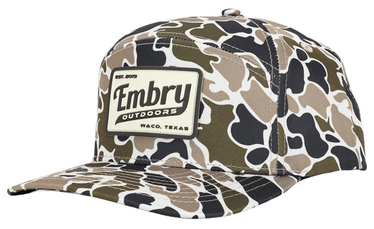 marsh duck camo 6 panel | embry outdoors