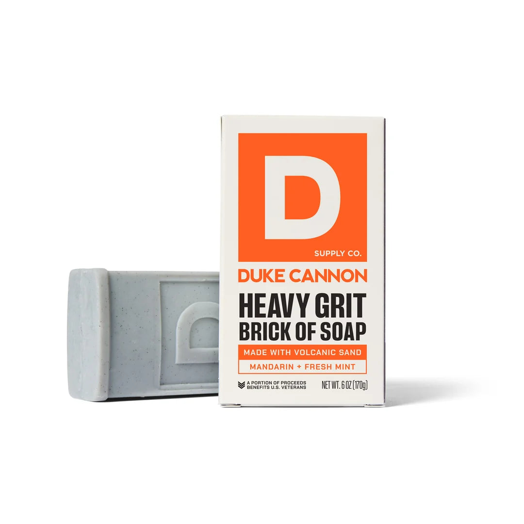 heavy grit brick of soap