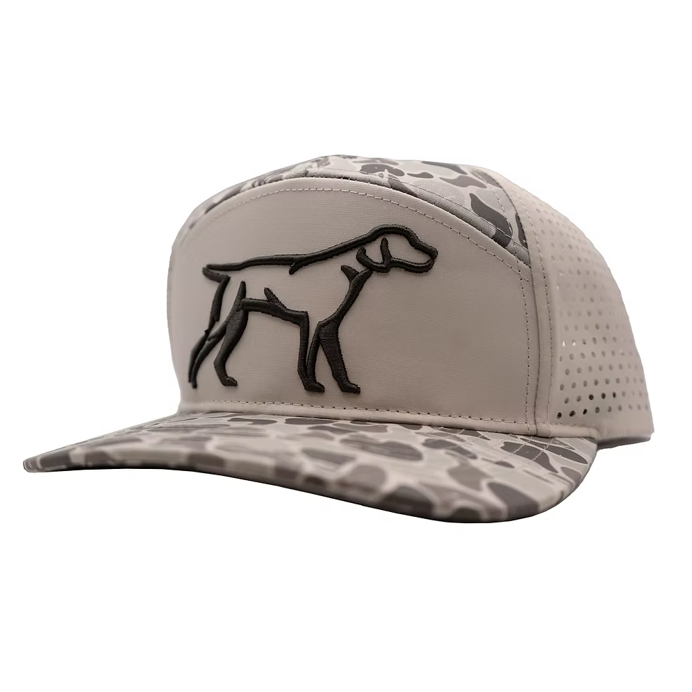 marsh camo 7 panel performance hat | fieldstone