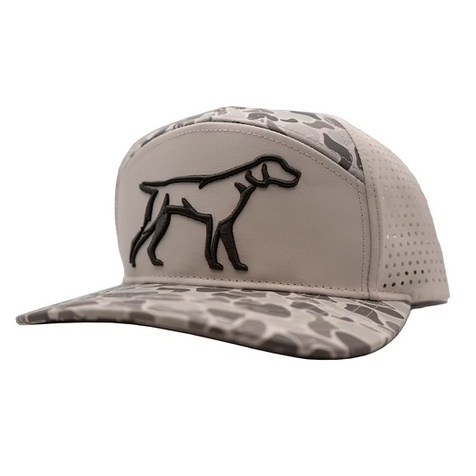 marsh camo 7 panel performance hat | fieldstone