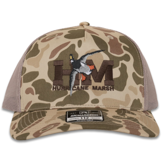 red leg harvest camo richardson 112 hat | hurricane marsh