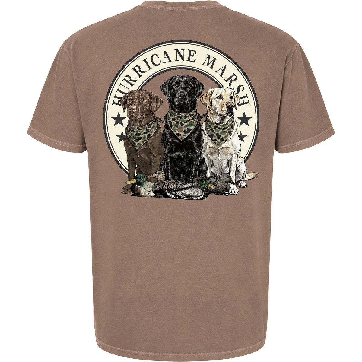the retrieve crew tee, latte | hurricane marsh