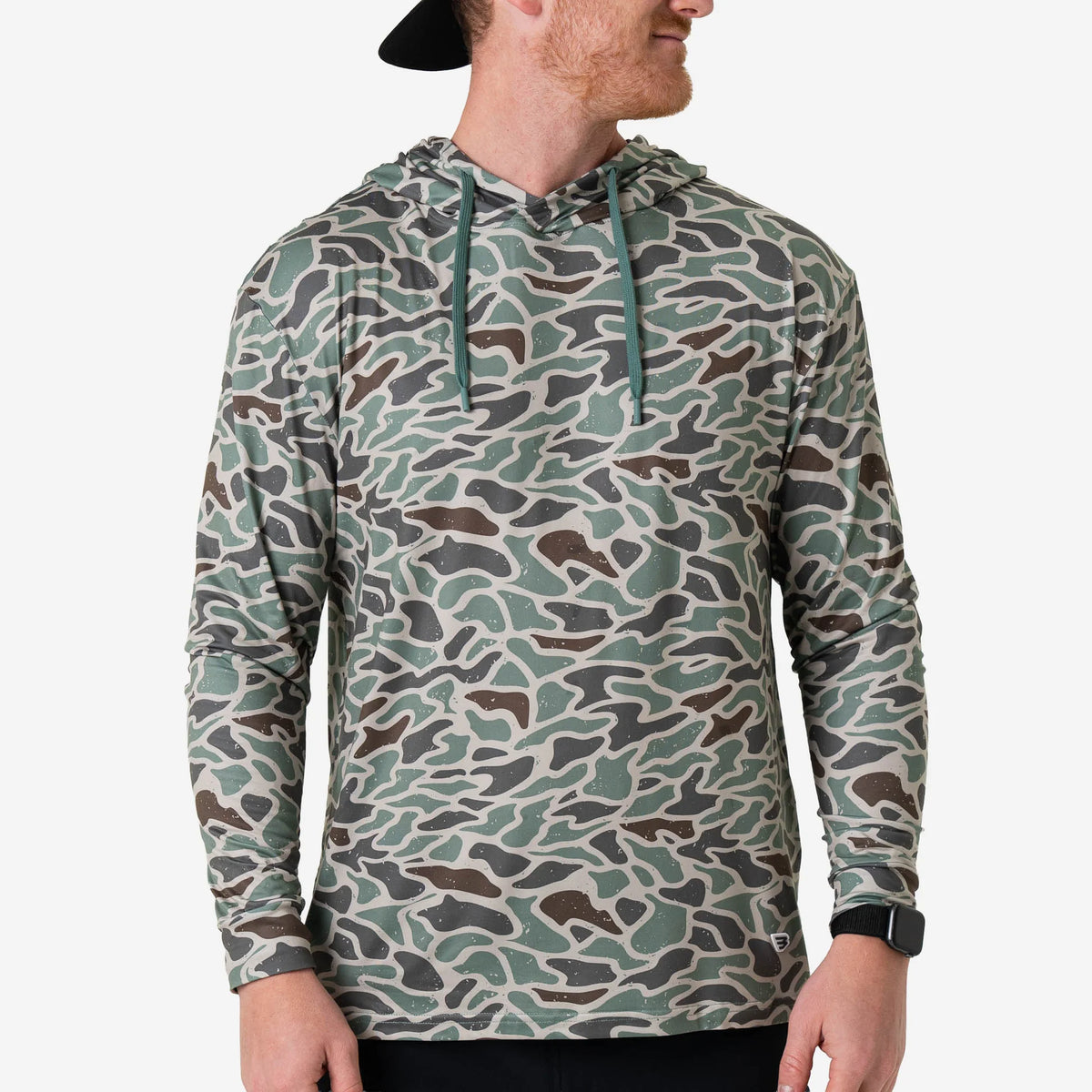 performance hoodie, retro duck camo | burlebo