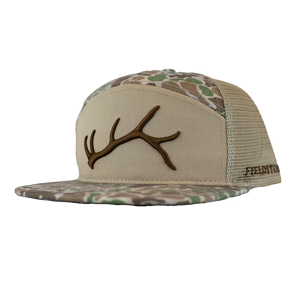 youth 7 panel 3D puff shed hat | fieldstone