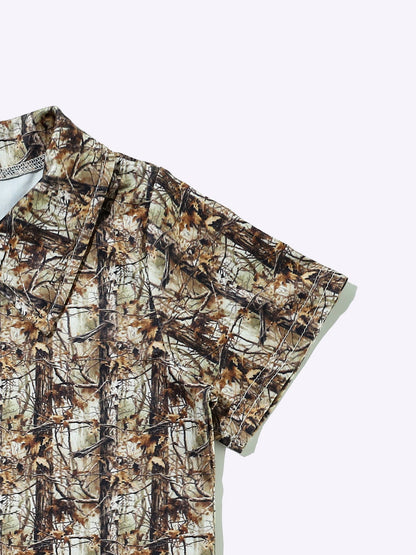 boys' tree camo polo