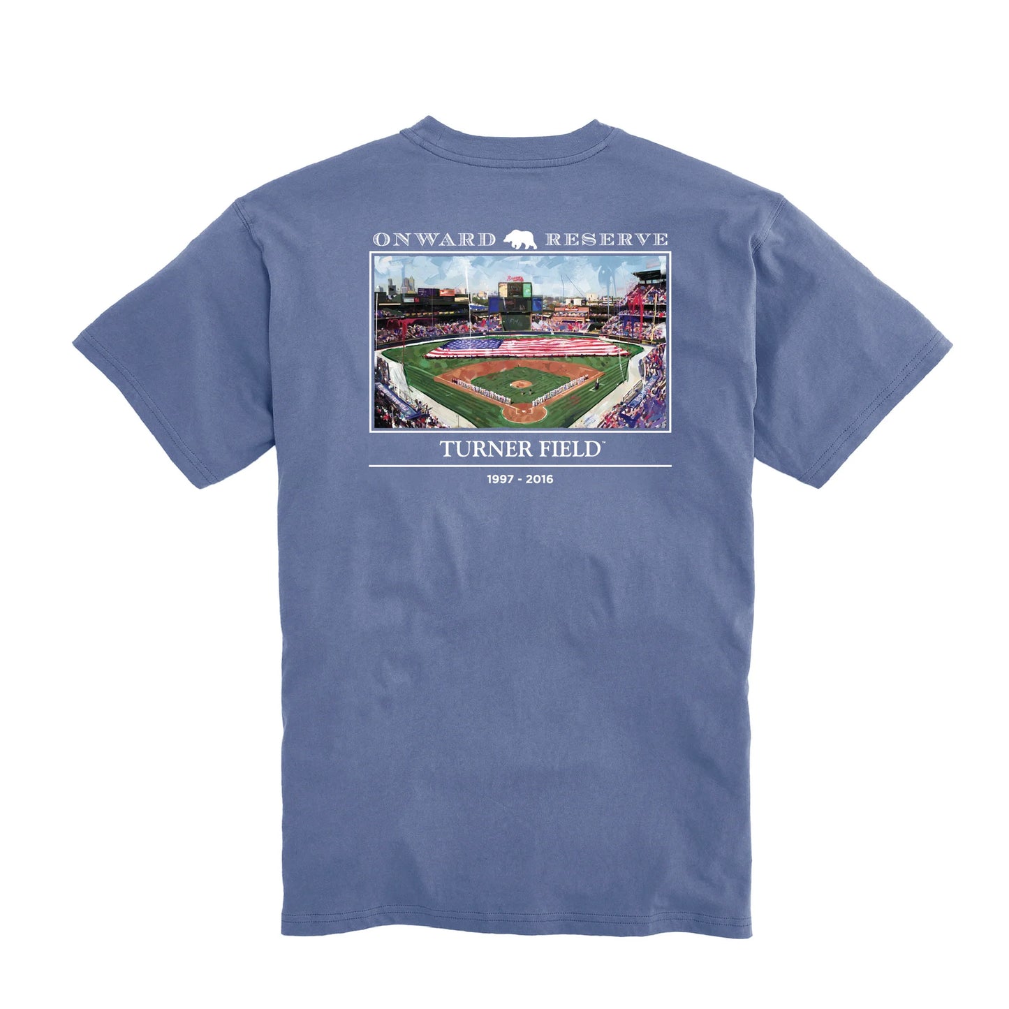 turner field tee, washed blue | onward reserve