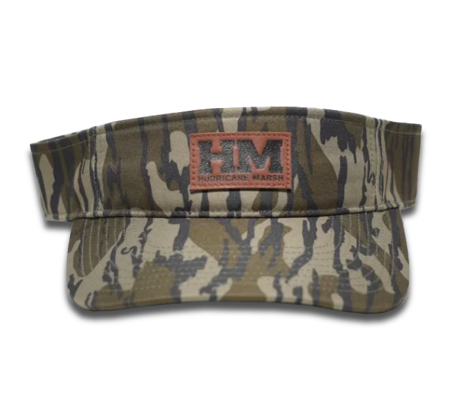 HM leather patch visor