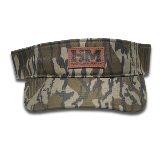 HM leather patch visor