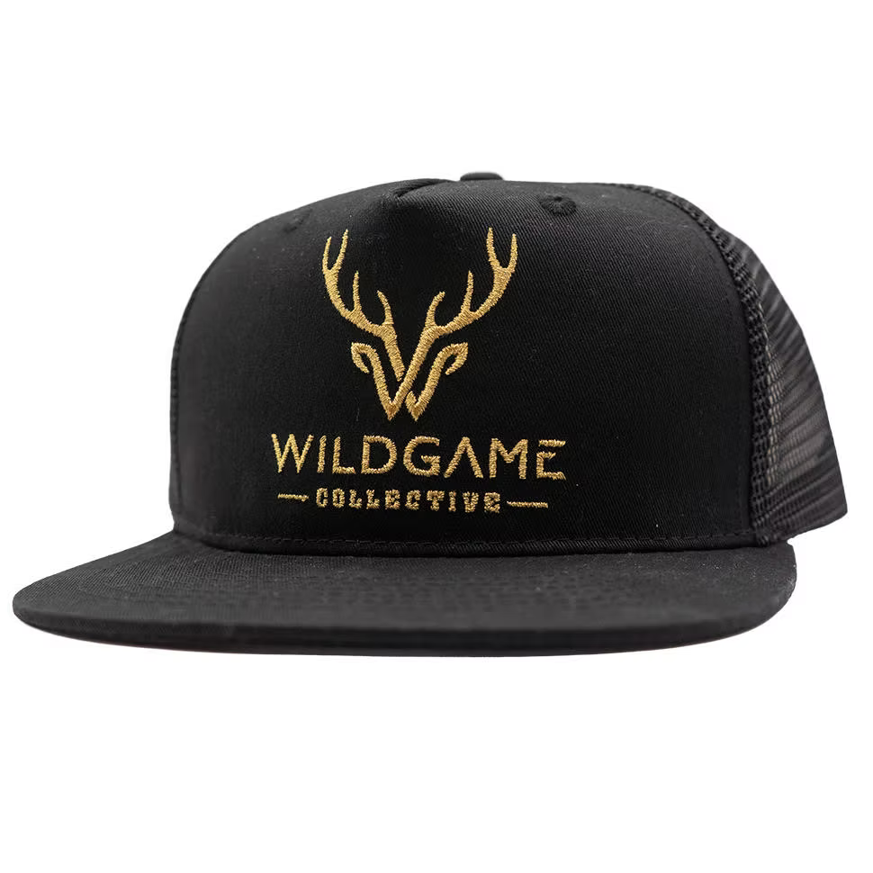 wildgame black full logo hat
