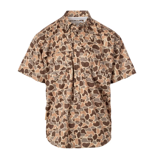 woodlands camo button-down | fieldstone
